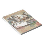 Alice in Wonderland Mad Tea Party Kunst Notitieblok (Schuin)