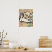 Alice in Wonderland Mad Tea Party Kunst Poster (Keuken)