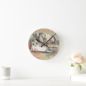 Alice in Wonderland Mad Tea Party Kunst Ronde Klok (Huis)