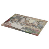 Alice in Wonderland Mad Tea Party Kunst Snijplank (Hoek)