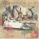 Alice in Wonderland Mad Tea Party Kunst Staand Fotobeeldje<br><div class="desc">Alice in Wonderland, een gekke theefeestje - Alice's avonturen in Wonderland hebben dit prachtige afbeelding van de Mad Tea Party. Dit is gebaseerd op het originele klassieke Alice boek, uit het midden van de jaren 1800, dat Alice aan het eind van de tafel laat zien in een grote overvolle stoel,...</div>