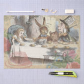 Alice in Wonderland Mad Tea Party Kunst Tissuepapier (Craft)