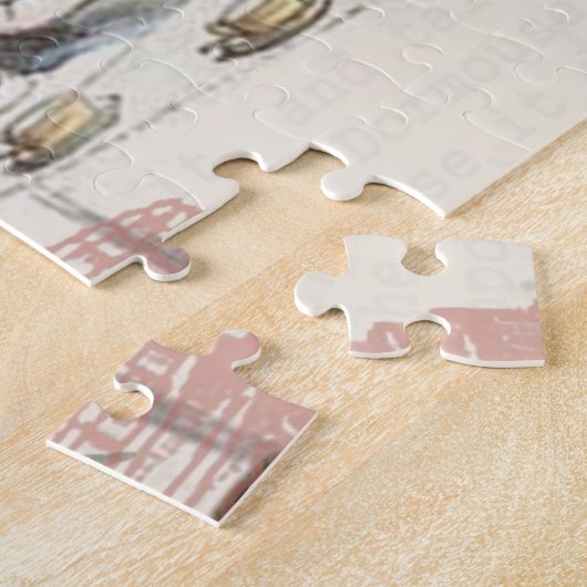 Alice in Wonderland Mad Tea Party Legpuzzel (Zijkant)