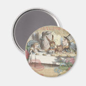 Alice in Wonderland Mad Tea Party Magneet (Voorkant / Achterkant)
