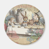 Alice in Wonderland Mad Tea Party Magneet (Voorkant)