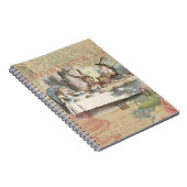 Alice in Wonderland Mad Tea Party Notitieboek (Rechterzijde)