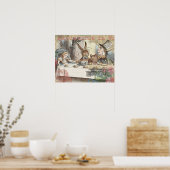 Alice in Wonderland Mad Tea Party Poster (Keuken)