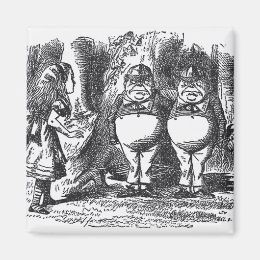 Alice in Wonderland Magneet (Voorkant)