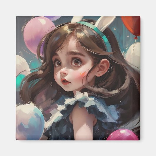 Alice in Wonderland Magneet (Voorkant)