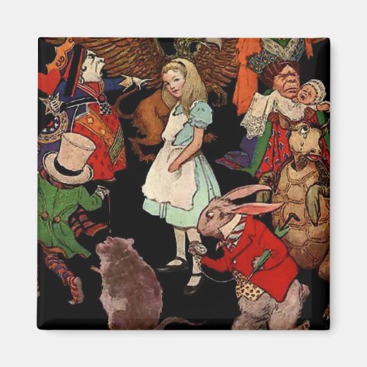 Alice in Wonderland Magneet (Voorkant)