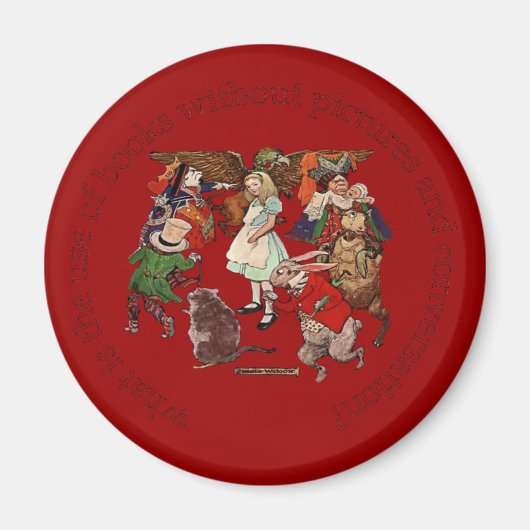 Alice in Wonderland Magneet (Voorkant)