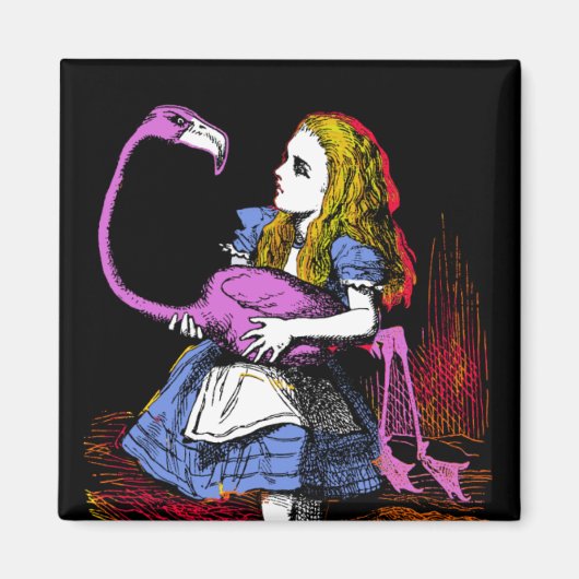 Alice in Wonderland Magneet (Voorkant)