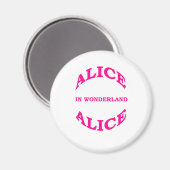 Alice in Wonderland Magneet (Voorkant / Achterkant)