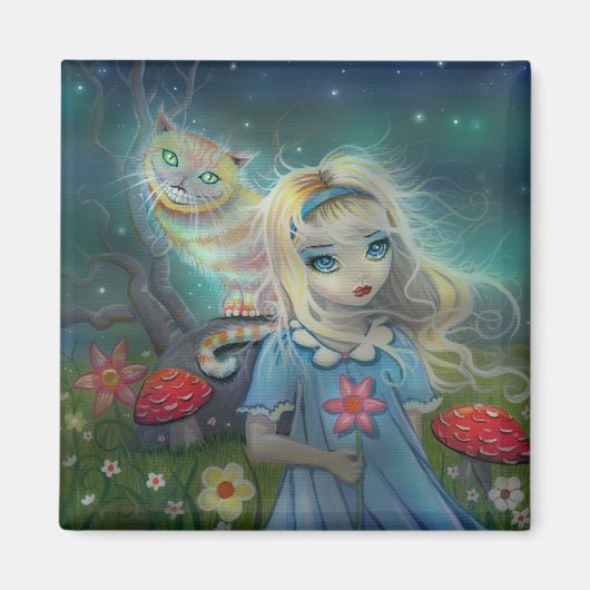 Alice in Wonderland Magnet (Voorkant)
