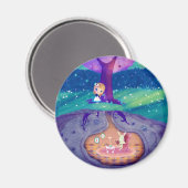 Alice in Wonderland Magnet (Voorkant / Achterkant)