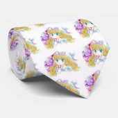 Alice in Wonderland Manga Anime Version Kawaii Stropdas (Opgerold)