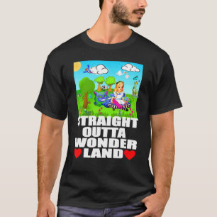 Alice in Wonderland Mannen Vrouwen Kinderen direct T-shirt