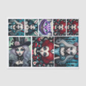 Alice in Wonderland Masterboard | grillig Tissuepapier (Voorkant)