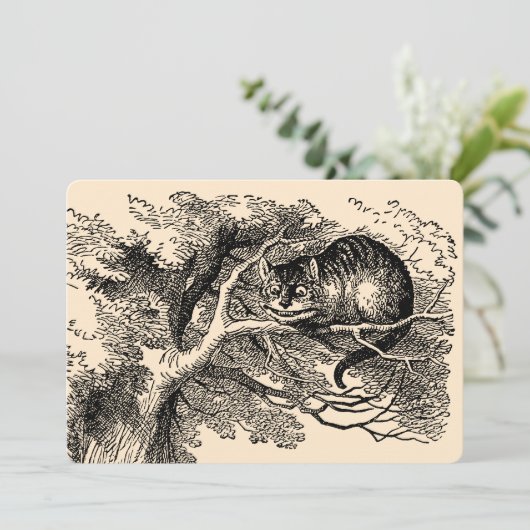  Alice in Wonderland, meisje van Birthday Kaart (Staand voorkant)