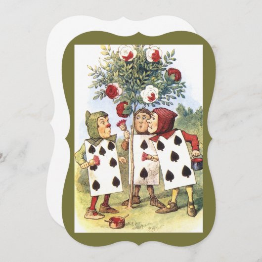  Alice in Wonderland Menselijke Kaarten (Voorkant / Achterkant)