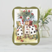 Alice in Wonderland Menselijke Kaarten (Staand voorkant)