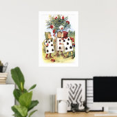 Alice in Wonderland Menselijke Kaarten Poster (Thuiskantoor)