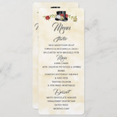 Alice in Wonderland Menu (Voorkant / Achterkant)