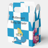 Alice in Wonderland met Cheshire Cat Baby shower Bedankdoosjes (Geopend)