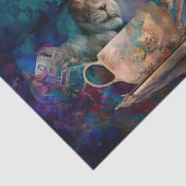 Alice in Wonderland met de Magic Tea Cup Tissuepapier (Detail)