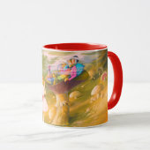 Alice in Wonderland met de Mok Coffee Cateronder (Voorkant rechts)