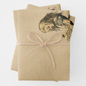  Alice in Wonderland met dieren Inpakpapier Vel (In situ)