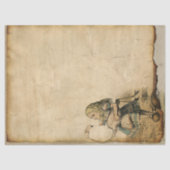  Alice in Wonderland met Flamingo Tissuepapier (Voorkant)