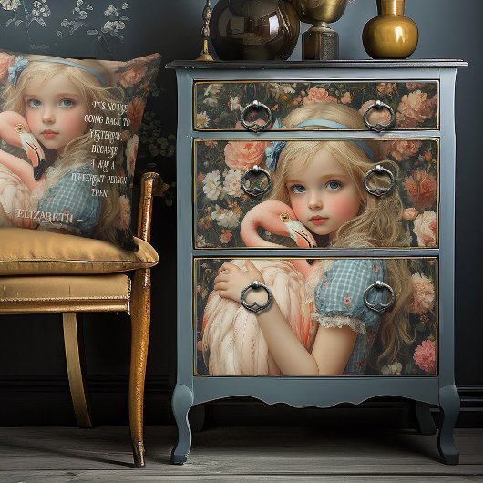 Alice in Wonderland met flamingo Tissuepapier