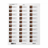 Alice in Wonderland met Friends Illustration Etiket (Full Sheet)