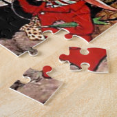 Alice in Wonderland met Friends Illustration Legpuzzel (Zijkant)