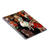 Alice in Wonderland met Friends Illustration Notitieboek (Rechterzijde)