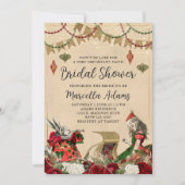 Alice in Wonderland met kerstVrijgezellenfeest Kaart (Voorkant)