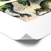 Alice in Wonderland met Magische Kaarten Poster (Hoek)