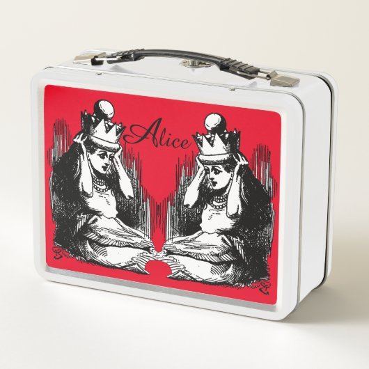  Alice in Wonderland Metal Lunch Box (Achterkant)