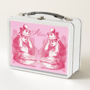  Alice in Wonderland Metal Lunch Box