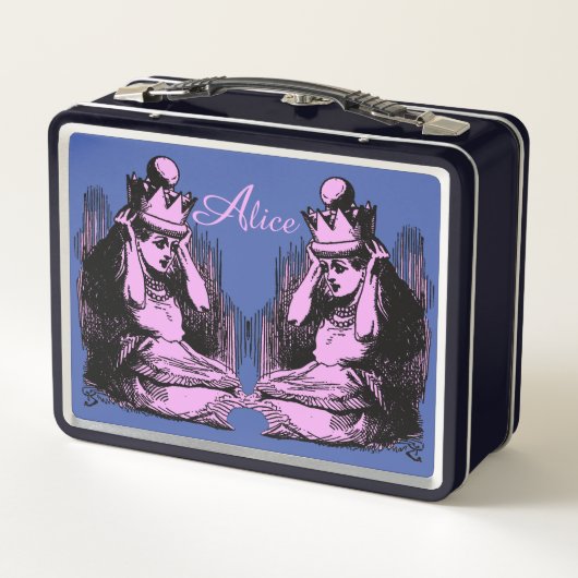 Alice in Wonderland Metal Lunch Box (Achterkant)