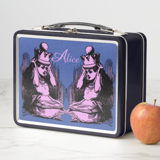 Alice in Wonderland Metal Lunch Box (In situ)
