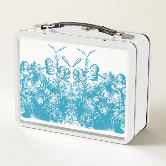 Alice in Wonderland Metal Lunch Box (Achterkant)