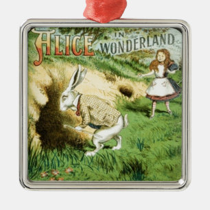 Alice in Wonderland Metalen Ornament