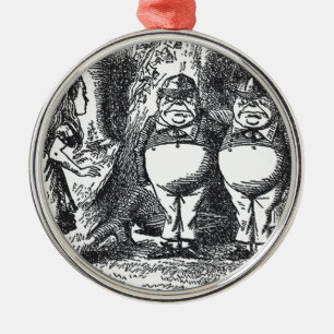 Alice in Wonderland Metalen Ornament