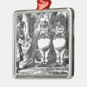 Alice in Wonderland Metalen Ornament (Links)