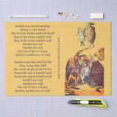 Alice in Wonderland Mock Turtle Soep Song Tissuepapier (Craft)