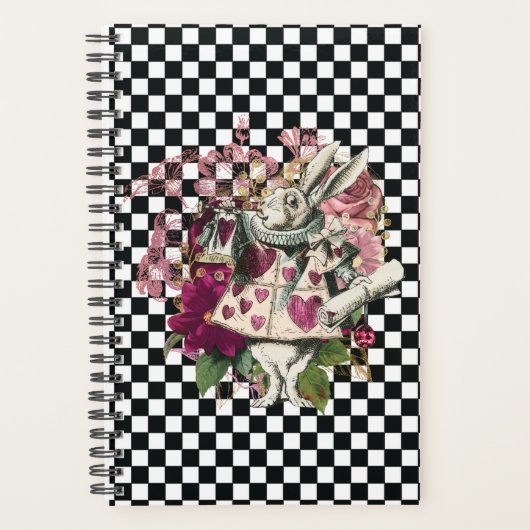Alice in Wonderland Modern Konijn Planner (Voorkant)