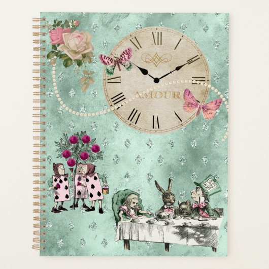 Alice in Wonderland Modern Planner (Voorkant)