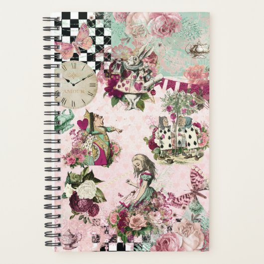 Alice in Wonderland Modern Planner (Voorkant)